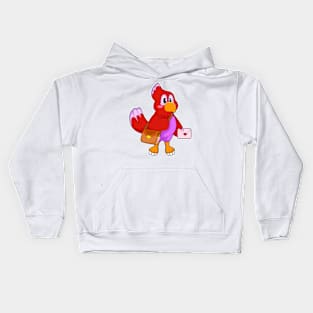 Parrot Love Letter Kids Hoodie